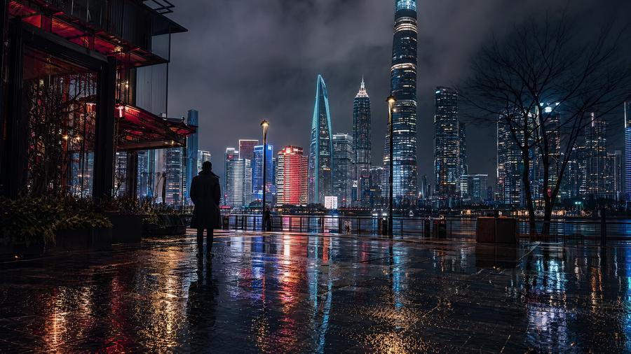 玩物社区城市夜景短视频拍摄视频教程